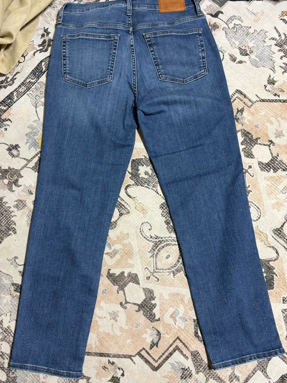 J. Crew Medium Blue Straight-Leg Women's Jeans